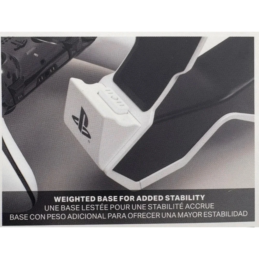 PowerA Twin Charging Station for PS5 DualSense Edge White PSPWDCSA New‎